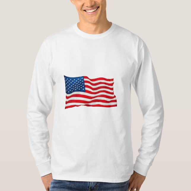 Camiseta Bandera de Estados Unidos (Anverso)
