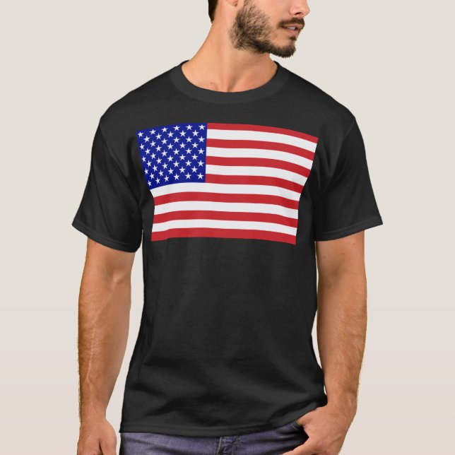Camiseta Bandera de Estados Unidos (Anverso)
