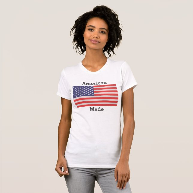 Camiseta Bandera de Estados Unidos (Anverso completo)