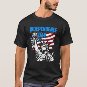 Camiseta Bandera de Estados Unidos 1776, Día de la Libertad