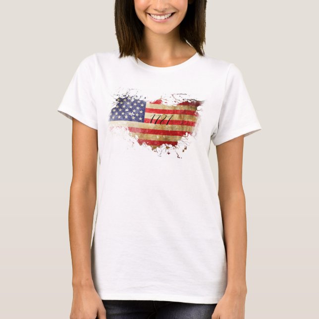 Camiseta Bandera de Estados Unidos 1787 (Anverso)