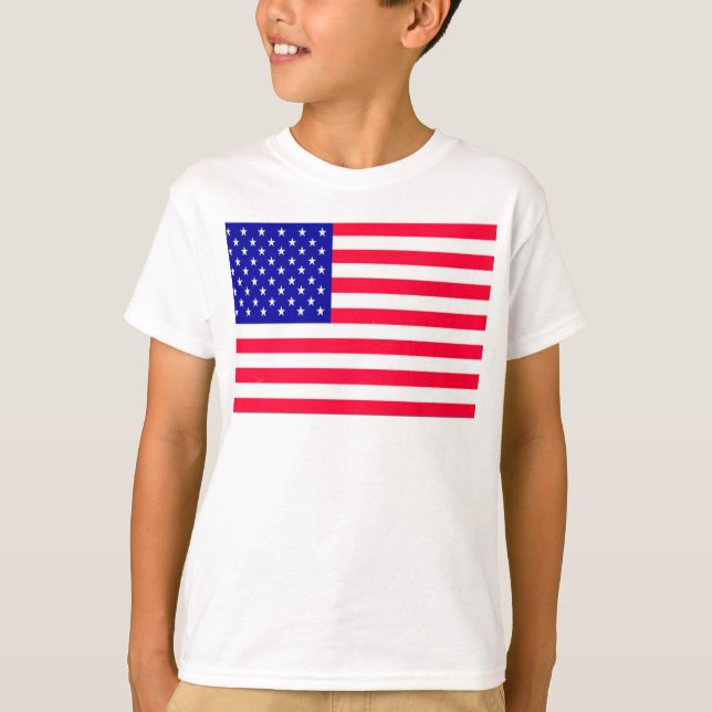 Camiseta Bandera de Estados Unidos 4 de julio (Anverso)