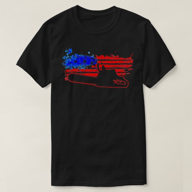 Camiseta Bandera De Estados Unidos 4 De Julio Hombres Orgul (Diseño del anverso)