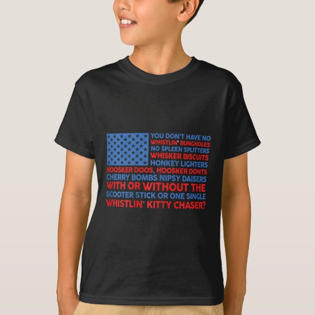 Camiseta Bandera De Estados Unidos 4 De Julio No Tienes Sil (Anverso)