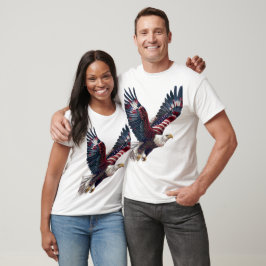 Camiseta Bandera de Estados Unidos águila patriótica