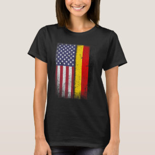 Camiseta Bandera de Estados Unidos Alemania Patriótico Esta