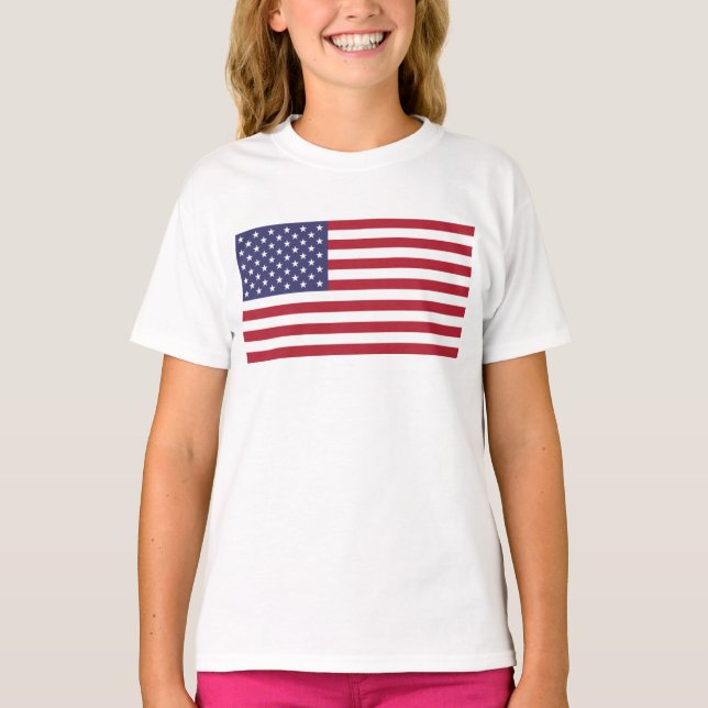 Camiseta Bandera de Estados Unidos, bandera de Estados Unid (Anverso)