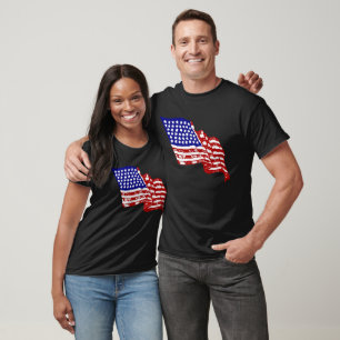 Camiseta Bandera de Estados Unidos, bandera de Estados Unid