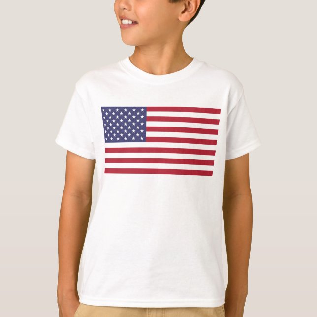 Camiseta Bandera de Estados Unidos, bandera de Estados Unid (Anverso)