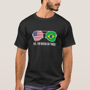 Camiseta Bandera de Estados Unidos Brasil Gafas de sol para