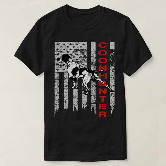 Camiseta Bandera de Estados Unidos con problemas para cazad (Diseño del anverso)