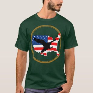 Camiseta Bandera de Estados Unidos con silueta de águila