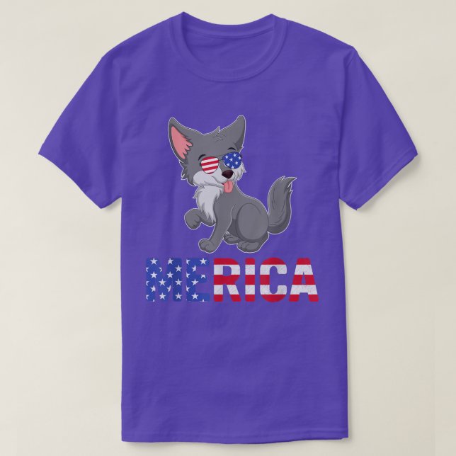 Camiseta Bandera de Estados Unidos de América Alaskan Malam (Diseño del anverso)