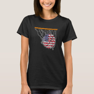 Camiseta Bandera de Estados Unidos de Baloncesto Deportivo 