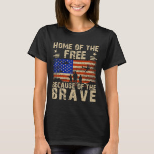 Camiseta Bandera De Estados Unidos De Julio - Casa De Los L