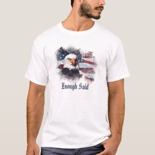 Camiseta *~* Bandera de Estados Unidos de la cabeza de águi