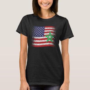 Camiseta Bandera De Estados Unidos De Marruecos