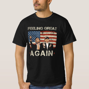 Camiseta Bandera de Estados Unidos de Trump 2024 se siente