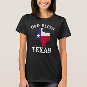 Camiseta Bandera de Estados Unidos en Texas Texan Dios bend