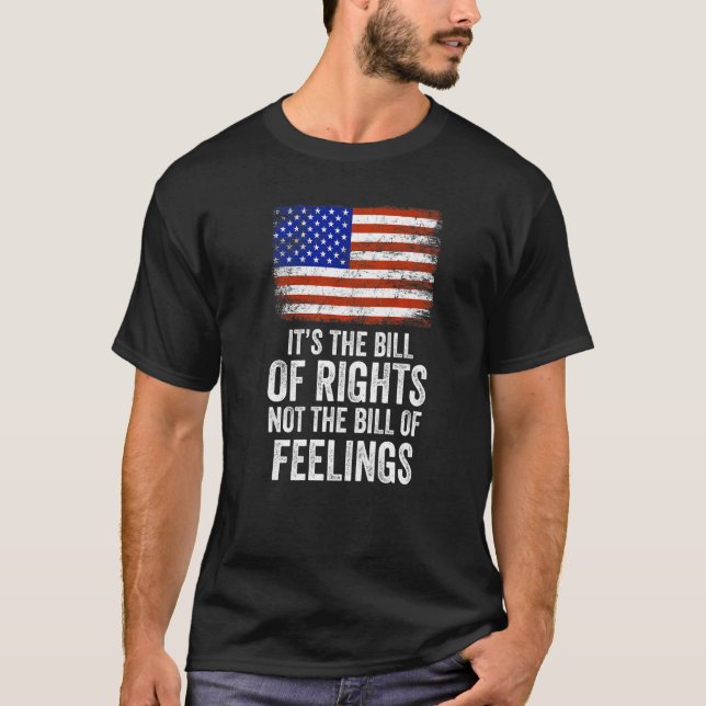 Camiseta Bandera de Estados Unidos Es La Declaración de Der (Anverso)