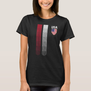 Camiseta Bandera de Estados Unidos Estados Unidos Hincha Fú