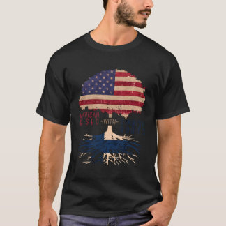 Camiseta Bandera de Estados Unidos Finlandia causa orgullo