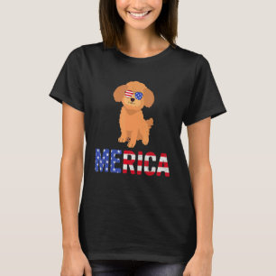 Camiseta Bandera De Estados Unidos Gafas De Sol De Perro De