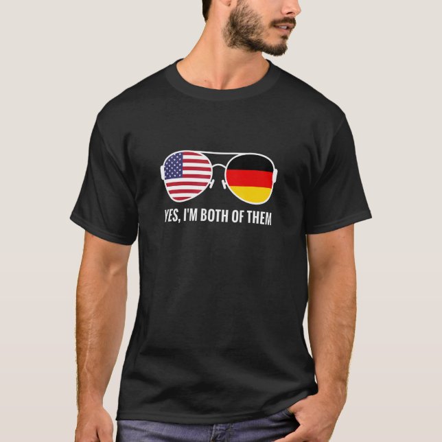 Camiseta Bandera de Estados Unidos Gafas de sol Norteameric (Anverso)