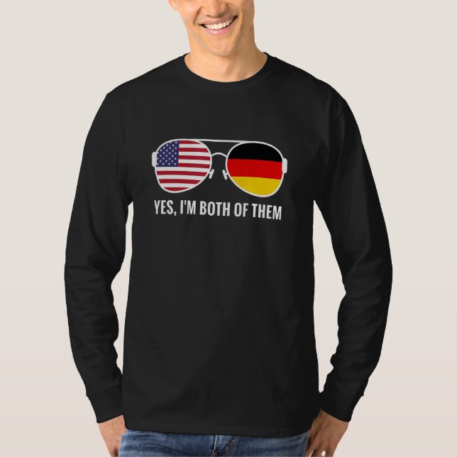 Camiseta Bandera de Estados Unidos Gafas de sol Norteameric (Anverso)