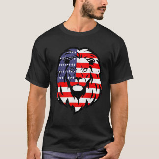 Camiseta Bandera de Estados Unidos León Banderas de Estados
