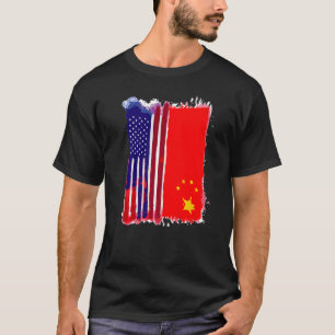 Camiseta Bandera De Estados Unidos Medio Estadounidense Med