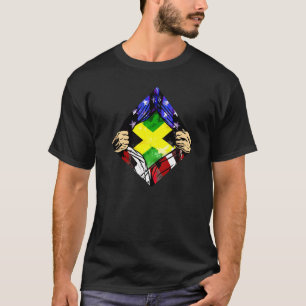 Camiseta Bandera De Estados Unidos Medio Estadounidense Raí