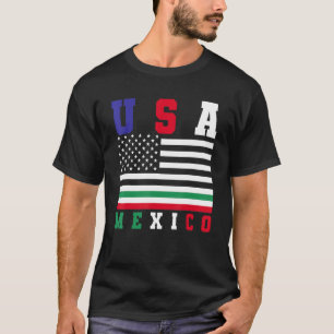 Camiseta Bandera De Estados Unidos México Cultura Estadouni