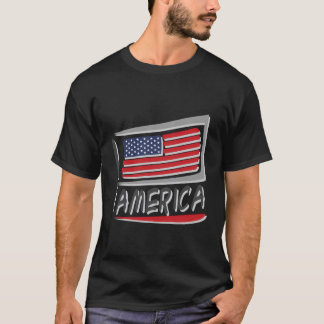 Camiseta Bandera de Estados Unidos Nacional