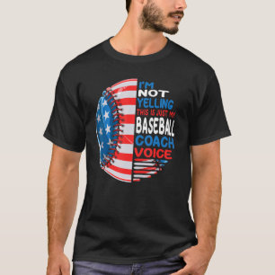 Camiseta Bandera de Estados Unidos No estoy gritando, este 