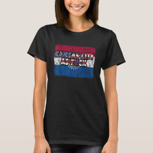 Camiseta Bandera de Estados Unidos Orgullosa Bandera Estata