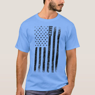 Camiseta Bandera de Estados Unidos - Orgulloso Baker nortea