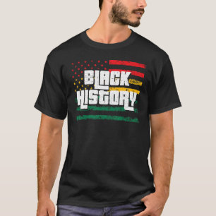 Camiseta Bandera De Estados Unidos Para Afroamericanos En M