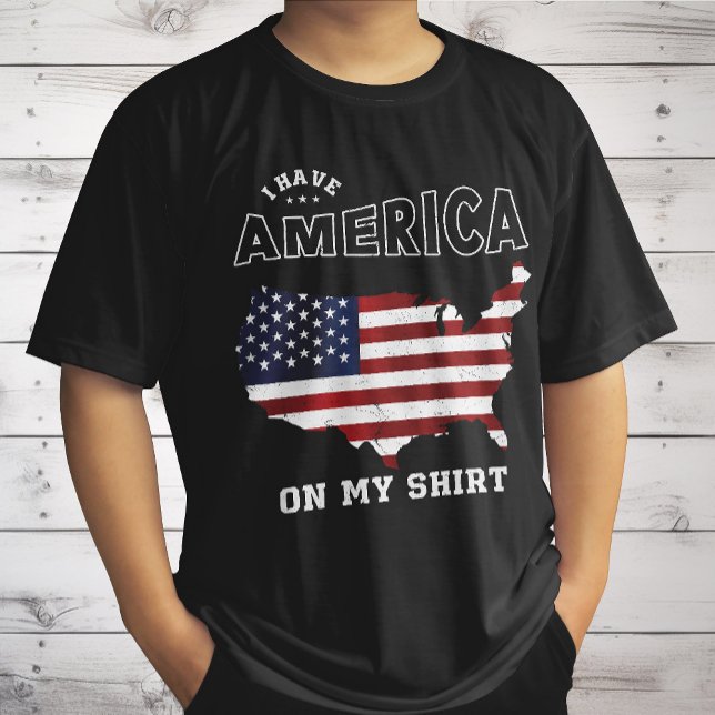 Camiseta Bandera de Estados Unidos, Patrimonio Estadouniden (Subido por el creador)