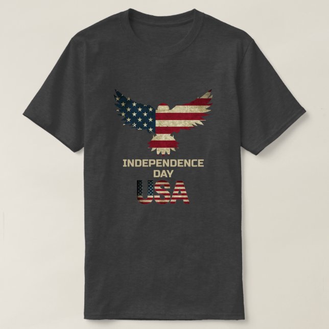 Camiseta Bandera de Estados Unidos por el Día de la Indepen (Diseño del anverso)