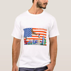 Camiseta Bandera De Estados Unidos Reddit R Place