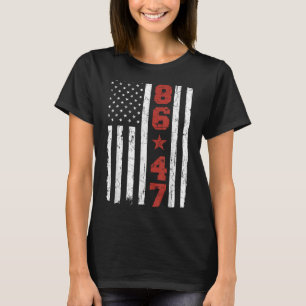 Camiseta Bandera De Estados Unidos Retro Vintage 86 47 Anti