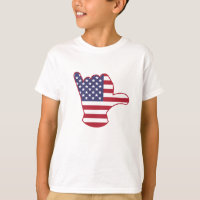 Bandera de Estados Unidos Shaka