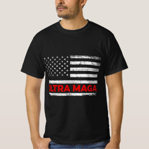 Camiseta Bandera de Estados Unidos Ultra Maga