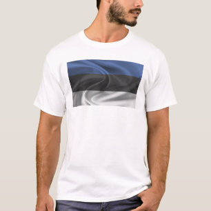Camiseta Bandera De Estonia