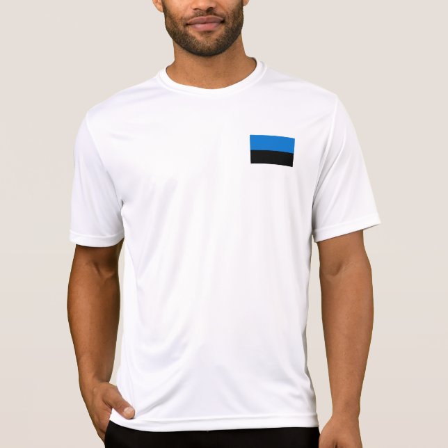 Camiseta Bandera de Estonia (Anverso)
