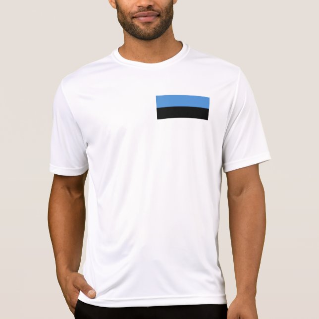 Camiseta Bandera de Estonia (Anverso)
