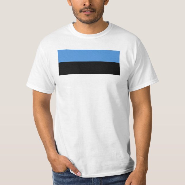 Camiseta Bandera de Estonia (Anverso)