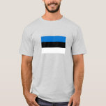 Camiseta Bandera de Estonia<br><div class="desc">Bandera patriótica de Estonia</div>