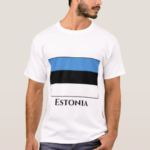Camiseta Bandera de Estonia (estonia)